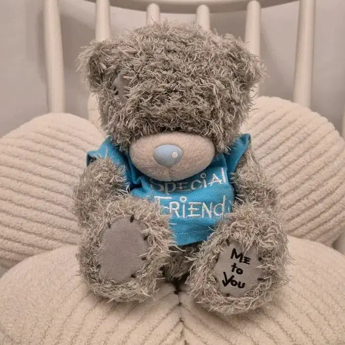 [BUNJANG] Vintage Blue Nose Bear Plush Toy / 빈티지 블루노즈 곰인형