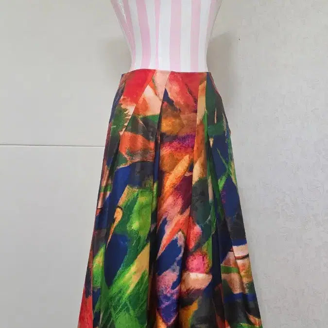 [BUNJANG] Time Pattern Balloon Long Skirt / (64사이즈/55)한섬 타임 패턴 벌룬 롱스커트