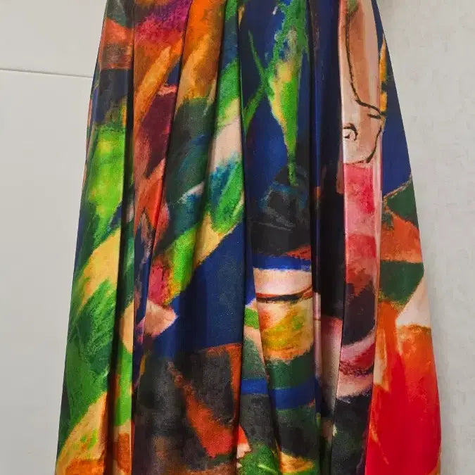 [BUNJANG] Time Pattern Balloon Long Skirt / (64사이즈/55)한섬 타임 패턴 벌룬 롱스커트