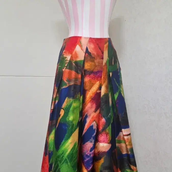 [BUNJANG] Time Pattern Balloon Long Skirt / (64사이즈/55)한섬 타임 패턴 벌룬 롱스커트
