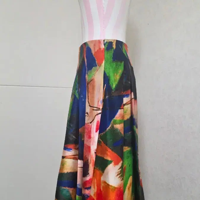 [BUNJANG] Time Pattern Balloon Long Skirt / (64사이즈/55)한섬 타임 패턴 벌룬 롱스커트