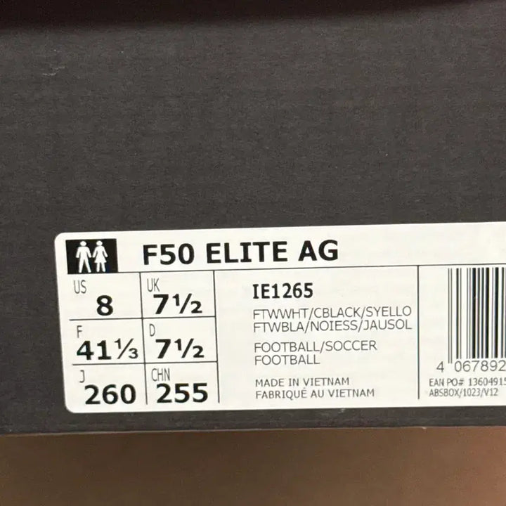 [BUNJANG] Adidas F50 Elite AG Soccer Cleats / 아디다스 F50 엘리트 ag 260