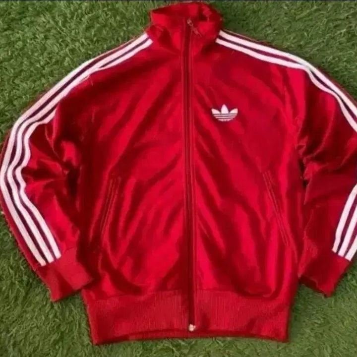[SOLD OUT] 아디다스 빨강 빨흰 트랙탑 져지집업 105/XL