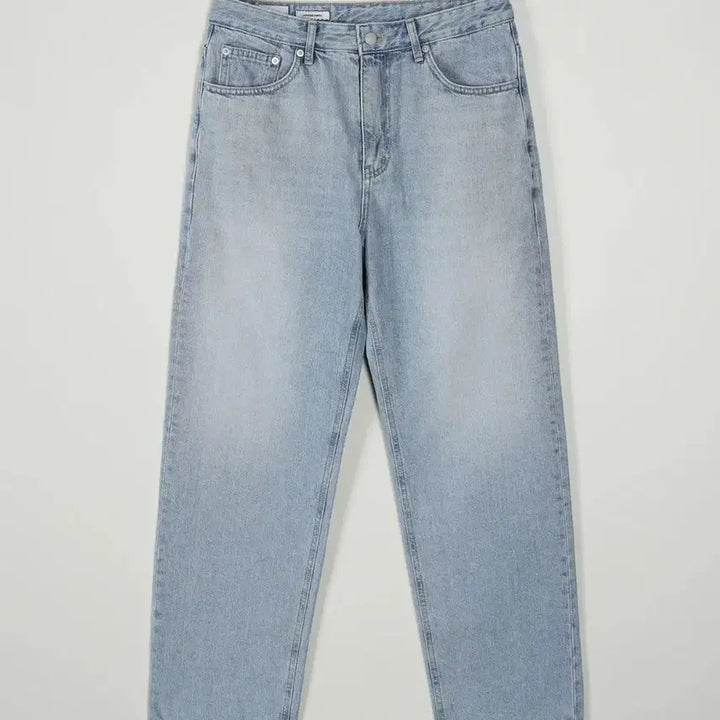 [BUNJANG] In The Raw 5PK Wide Tapered Denim Bleach Jeans / 인더로우 5PK 와이드 테이퍼드 데님 블리치