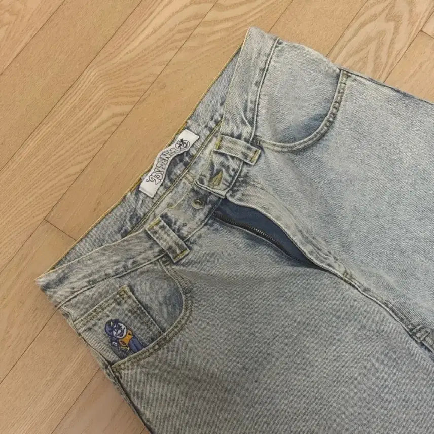 [BUNJANG] Polar Skate Co. 93 Denim Light Blue 30 / 폴라스케이트 93데님 라이트블루 30