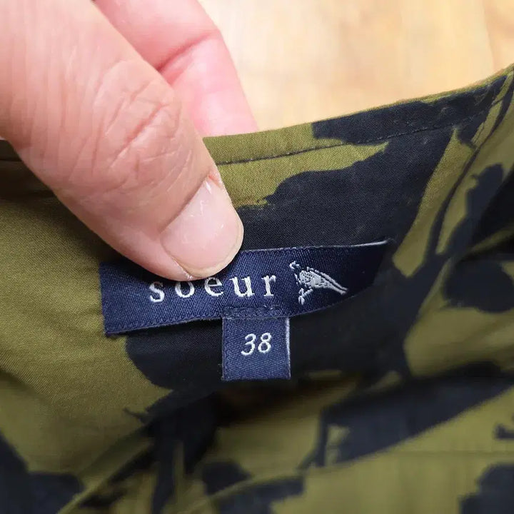 [SOLD OUT] 쉐르(Soeur) 말차 플로럴 원피스 55-66