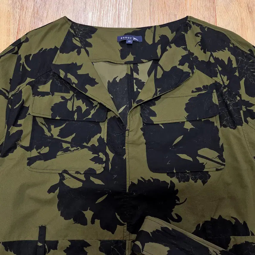 [SOLD OUT] 쉐르(Soeur) 말차 플로럴 원피스 55-66