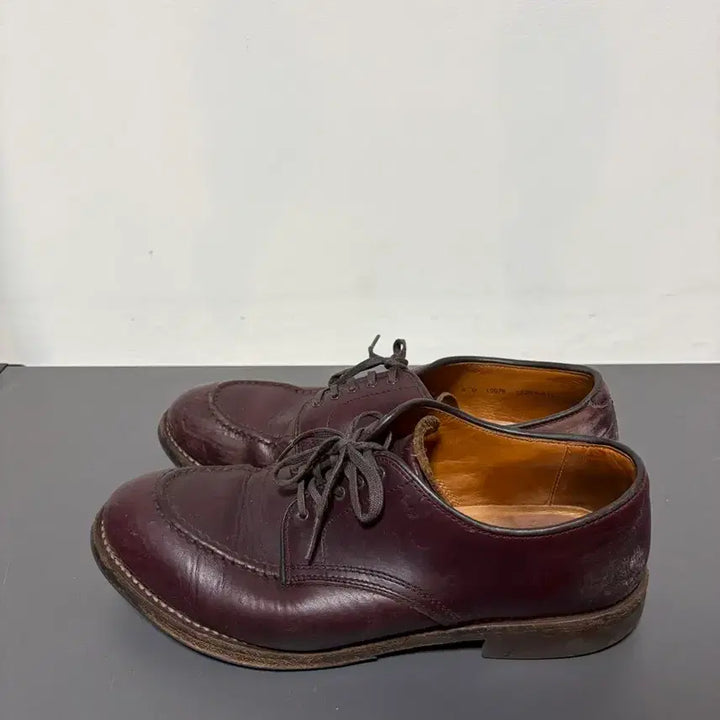 [BUNJANG] Whelov 15078 Burgundy U-Tip Derby Shoes Size 260 / 휠로브 15078 버건디 U팁 더비 260 D와이드 판매합니다