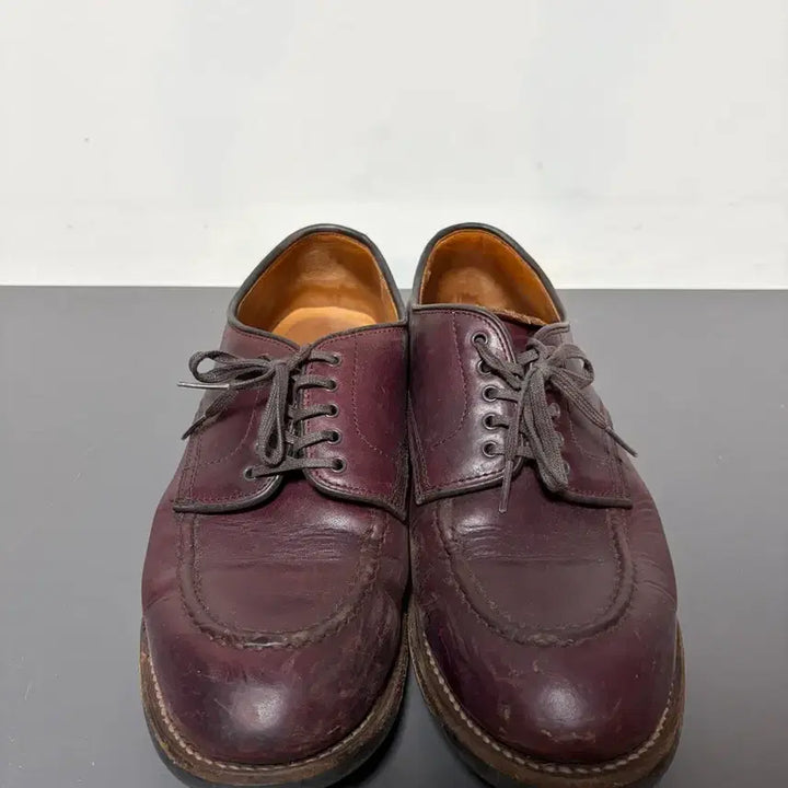 [BUNJANG] Whelov 15078 Burgundy U-Tip Derby Shoes Size 260 / 휠로브 15078 버건디 U팁 더비 260 D와이드 판매합니다