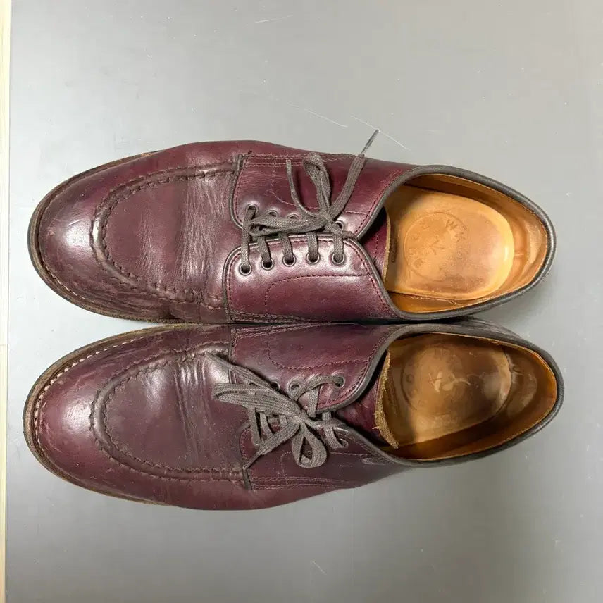 [BUNJANG] Whelov 15078 Burgundy U-Tip Derby Shoes Size 260 / 휠로브 15078 버건디 U팁 더비 260 D와이드 판매합니다