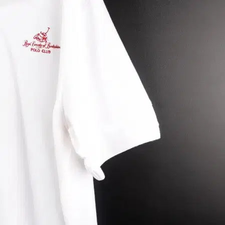 [BUNJANG] [2XL] 폴로클럽 흰색 반팔 카라티 / [2XL] 폴로클럽 흰색 반팔 카라티