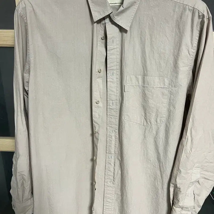 [BUNJANG] Pottery Garment Dyed Comfort Shirt Sand Beige / [1] 포터리 가먼트 다이드 컴포트 셔츠 샌드베이지