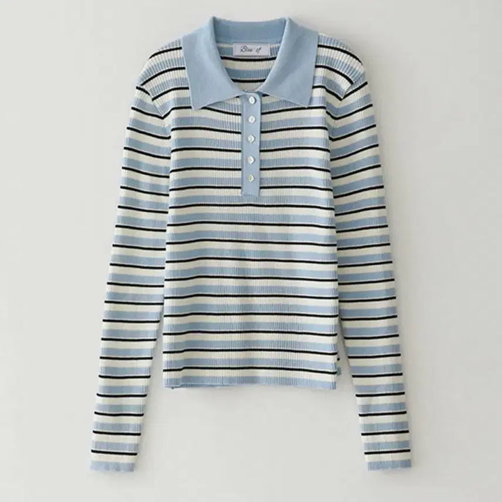 [SOLD OUT] 블루썬플라워 스트라이프 롱슬리브 긴팔 새상품 선착순 세일(가격내림)