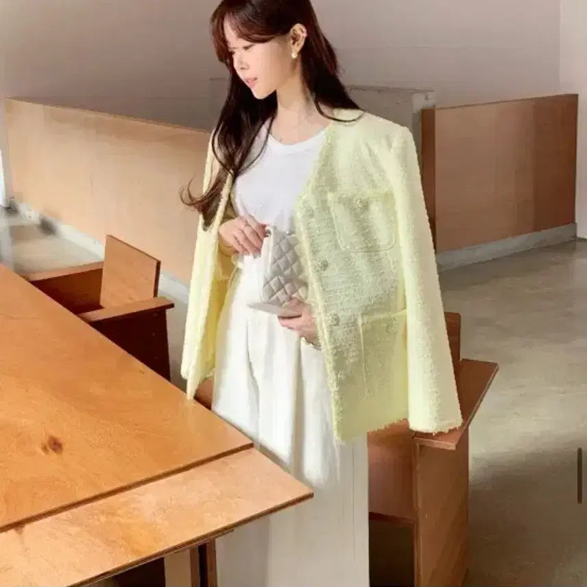 [SOLD OUT] 가격다운 바이씨니 제작 캔디트위드자켓 바이씨니 제작 트위드