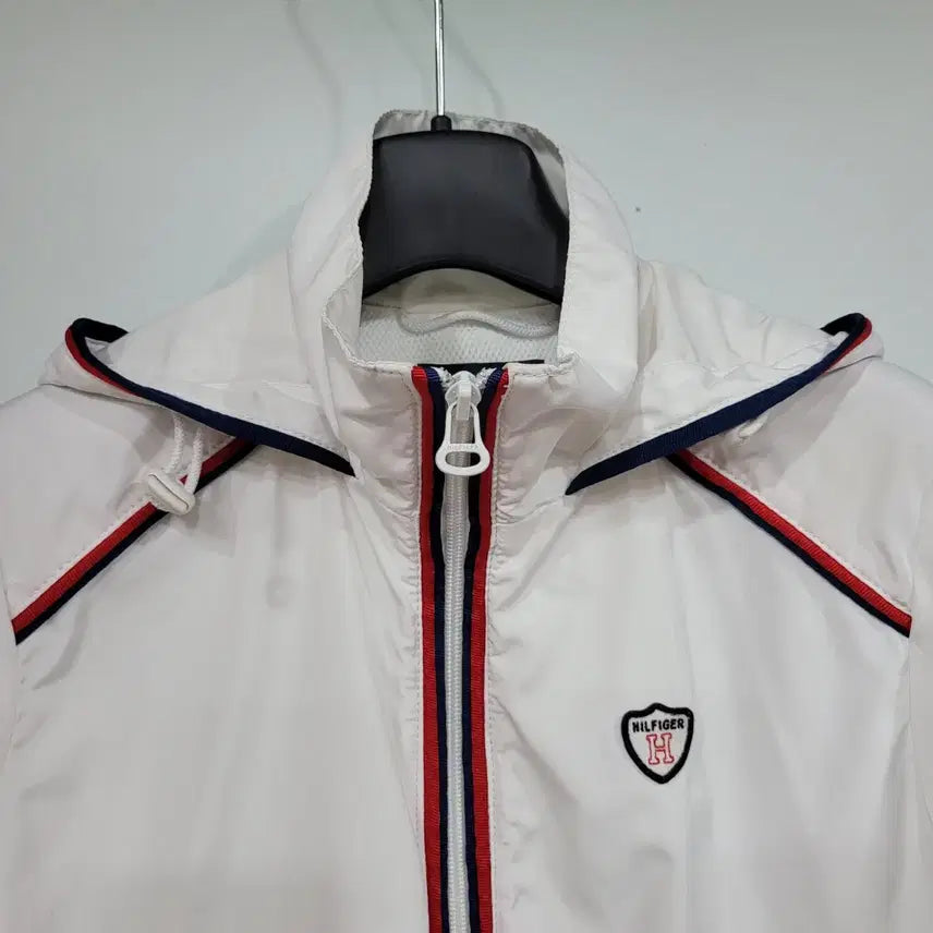 [SOLD OUT] 타미힐피거 화이트 바람막이 후드 자켓