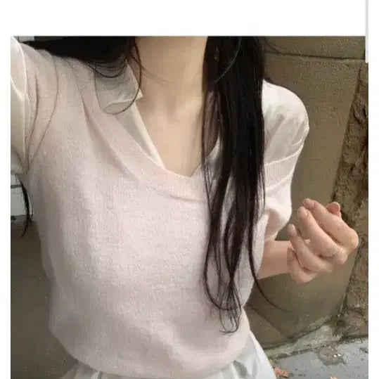 [SOLD OUT] 택달린새상품 샵리즈 슈 레이어드 블라우스 shu