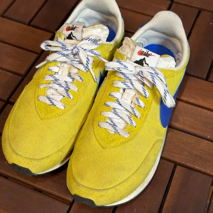 [BUNJANG] Nike Waffle Trainer 2 SD Yellow Sneakers / 나이키 와플 트레이너 2 SD 옐로우 260
