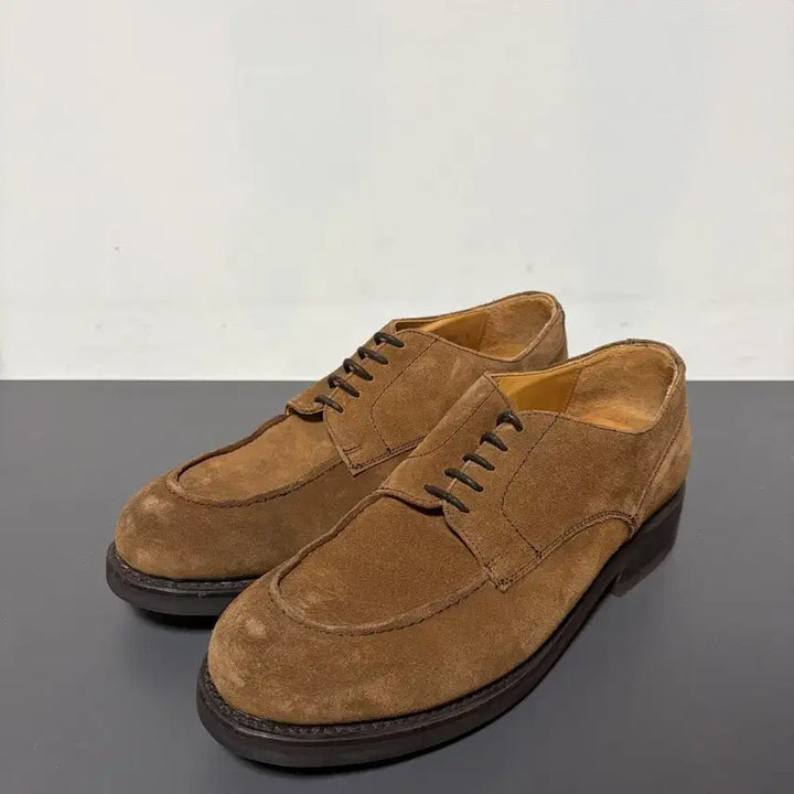 [BUNJANG] Berwick 1707 Brown Suede U-Tip Derby Shoes / 버윅 1707 브라운 스웨이드 U팁 더비 260 판매합니다