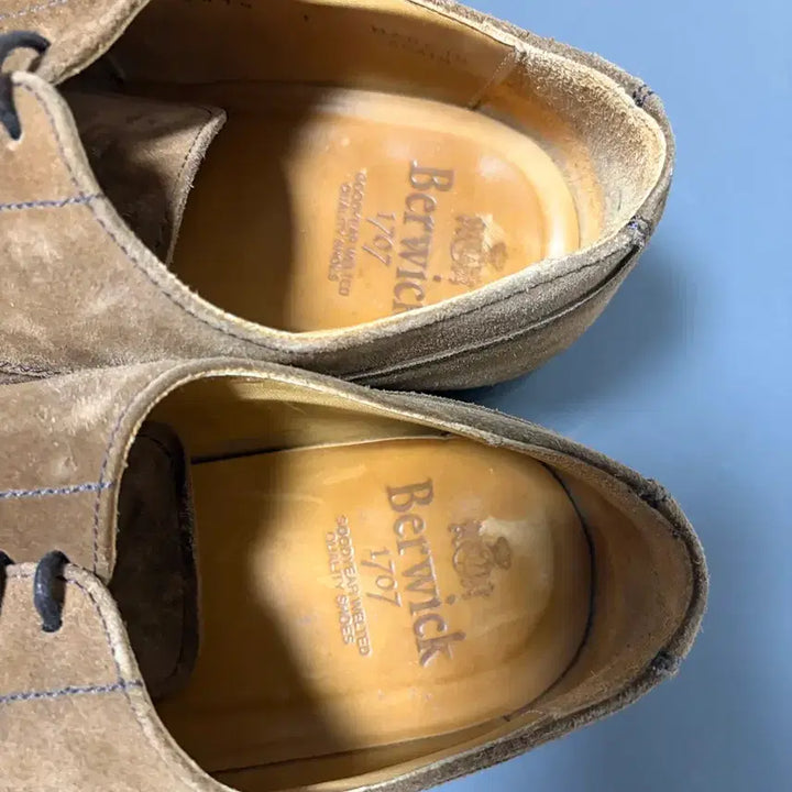 [BUNJANG] Berwick 1707 Brown Suede U-Tip Derby Shoes / 버윅 1707 브라운 스웨이드 U팁 더비 260 판매합니다