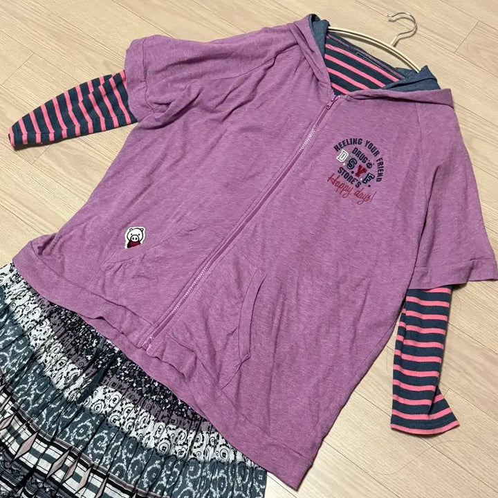 [BUNJANG] Mori Girl Hippie Vintage Set / 모리걸 히피 빈티지 코디 세트 드럭스토어 스커트 하니유
