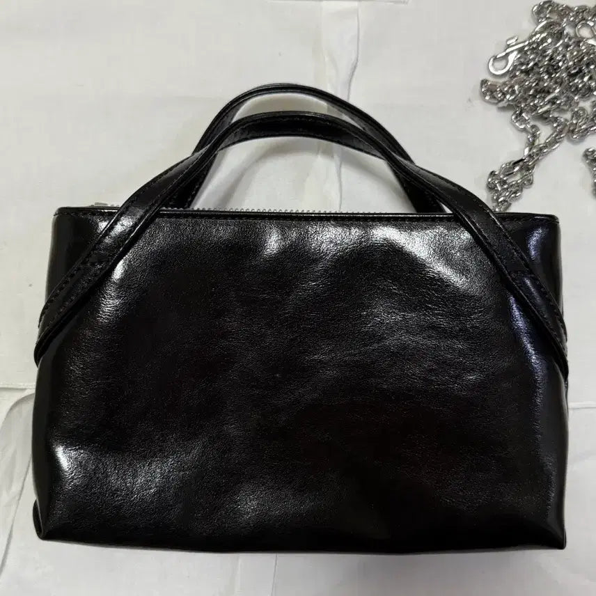 [BUNJANG] Etclip Mini Double Bag - Black / 엣클립 미니 더블백 블랙