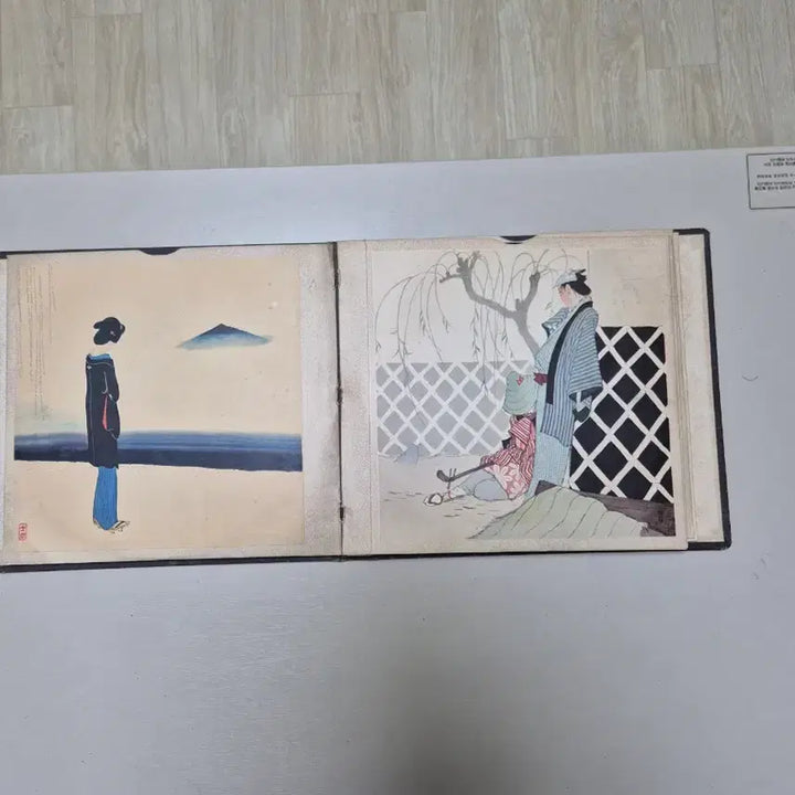 [BUNJANG] Japanese Stone Plate Set / 일본 돌판 4장및 삽화케이스