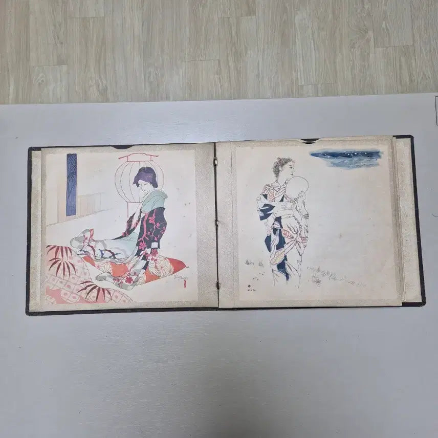 [BUNJANG] Japanese Stone Plate Set / 일본 돌판 4장및 삽화케이스