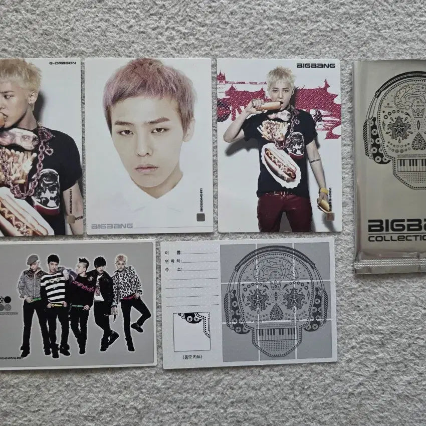 [BUNJANG] BIGBANG Limited Edition Star Collection Cards G-Dragon T.O.P Photocard / 빅뱅 한정판 스타 컬렉션 카드 포카 포토카드 지디 지드래곤 탑 포카