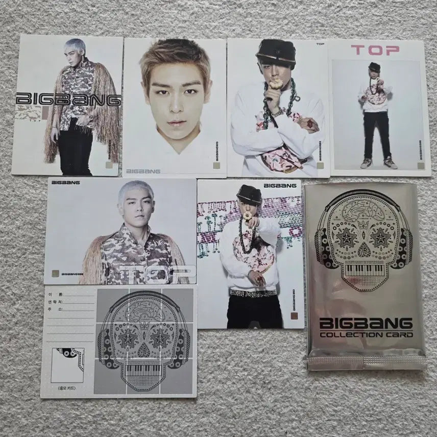 [BUNJANG] BIGBANG Limited Edition Star Collection Cards G-Dragon T.O.P Photocard / 빅뱅 한정판 스타 컬렉션 카드 포카 포토카드 지디 지드래곤 탑 포카