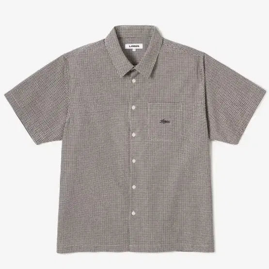 [BUNJANG] ROTHS Mini Plaid Short Sleeve Shirt - Brown / 로어스 체크셔츠 Mini Plaid S/S Shirts - Brown
