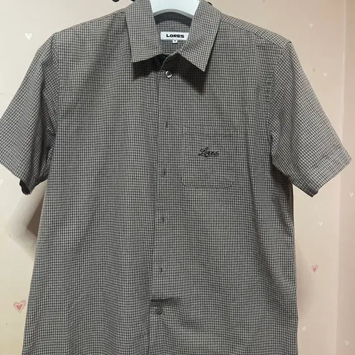 [BUNJANG] ROTHS Mini Plaid Short Sleeve Shirt - Brown / 로어스 체크셔츠 Mini Plaid S/S Shirts - Brown