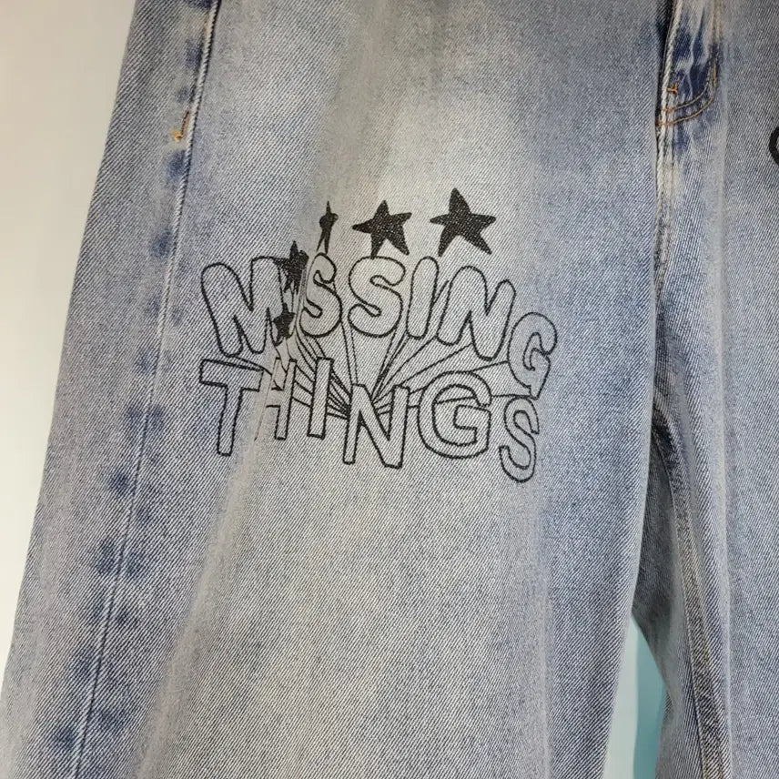 [BUNJANG] VIVASTUDIO Drawing Denim Pants 32 / 비바스튜디오 드로잉 데님 팬츠 32