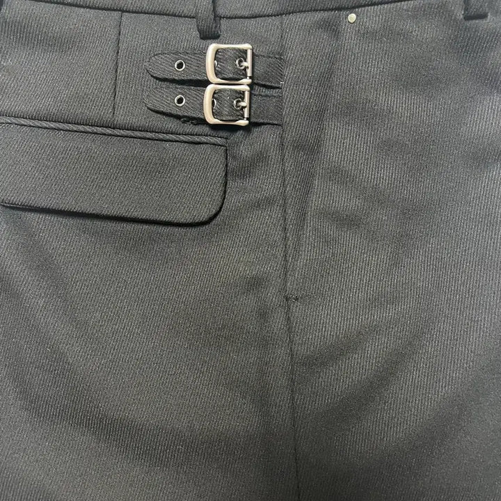 [BUNJANG] Label Archive Vernon Buckled Twill Pants / 라벨아카이브 Vernon buckled twill pants
