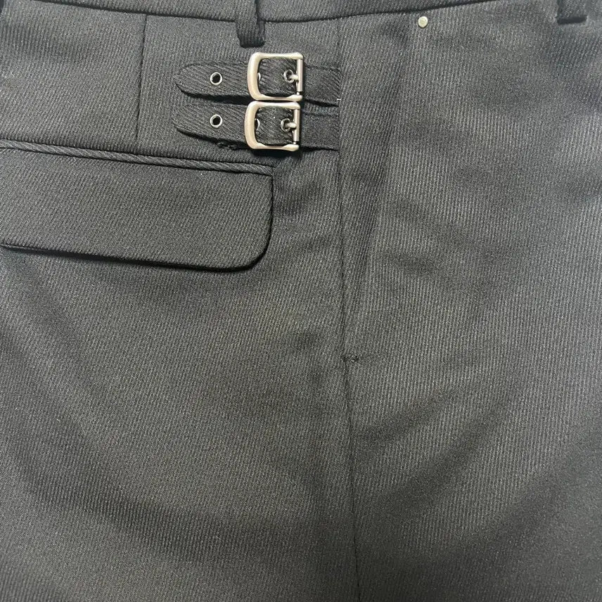 [BUNJANG] Label Archive Vernon Buckled Twill Pants / 라벨아카이브 Vernon buckled twill pants