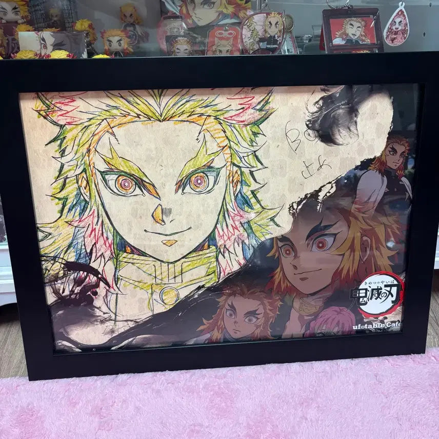 [BUNJANG] Demon Slayer Ufotable Hashira Meeting Lunch Mat &amp; Frame / 귀멸의 칼날 유포테이블 주합회의 런천매트 + 액자