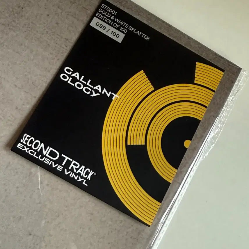 [BUNJANG] Gallant Ology Gold &amp; White Splatter LP (Limited Edition 99/100) / Gallant Ology Gold&amp;White Splatter LP