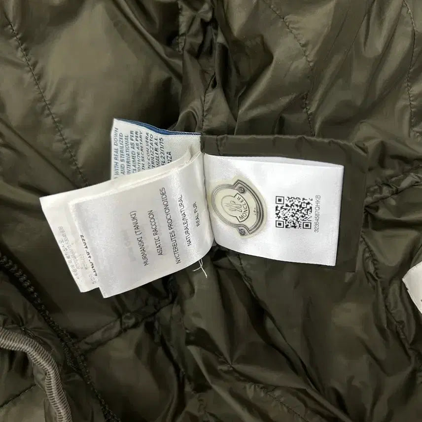 [BUNJANG] Moncler Hermine Down Jacket Khaki / 몽클레어 헤르민퍼 카키(0)(급처)