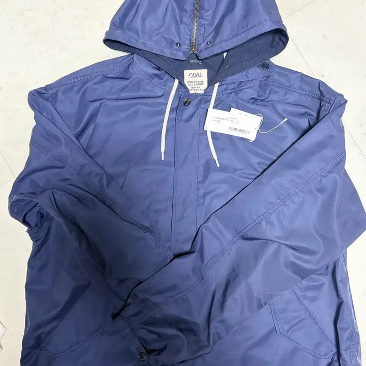 [SOLD OUT] 나나미카 26SS 네이비 나일론 트윌 후드 집업 자켓