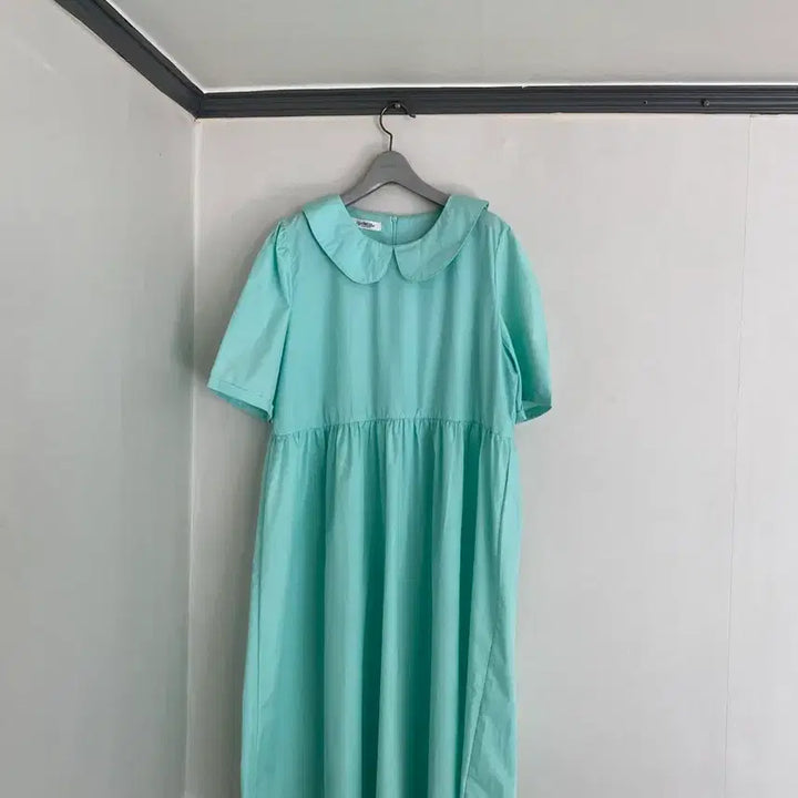 [BUNJANG] Plus Size Mint Midi Dress / 88-77  새제품 바스락 민트 여신 원피스 박스핏.빅사이즈