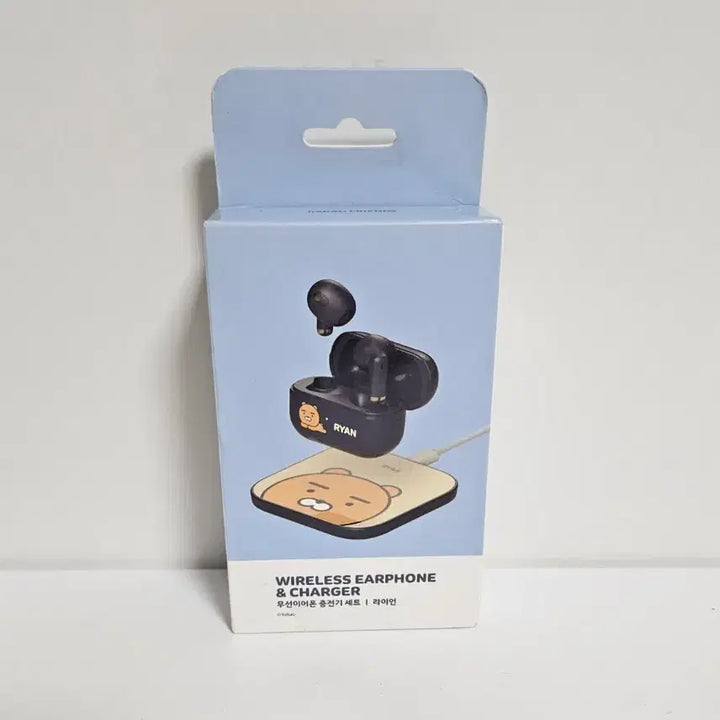 [BUNJANG] Kakao Friends Ryan Wireless Earphone Charger Set / 카카오프렌즈 라이언 무선이어폰 충전기 세트