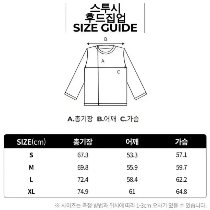 [SOLD OUT] 스투시 베이직 후드집업 블랙/멜란지