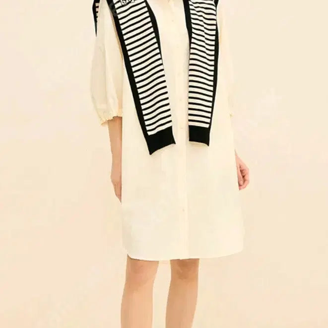 [BUNJANG] TIME Shoulder Strap Shirt Dress / 이번주까지 이가격)타임 어부바 셔츠원피스
