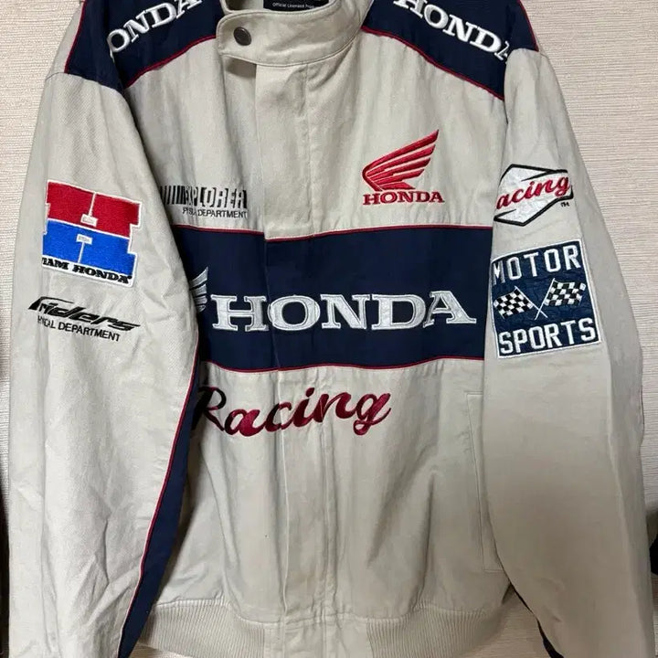 [SOLD OUT] 혼다 모터사이클 어패럴 Motorcycle Jacket Ivory