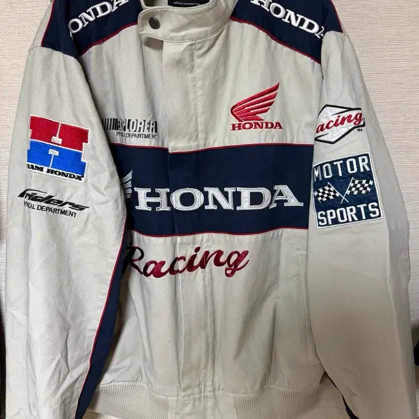 [SOLD OUT] 혼다 모터사이클 어패럴 Motorcycle Jacket Ivory