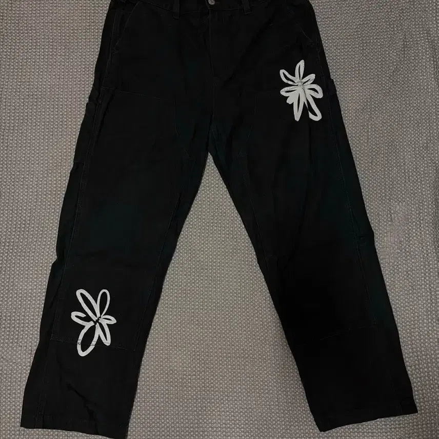 [BUNJANG] Obey Double Knee Pants Black 34 / 오베이 더블니 팬츠 블랙 34