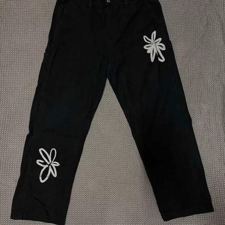 [BUNJANG] Obey Double Knee Pants Black 34 / 오베이 더블니 팬츠 블랙 34
