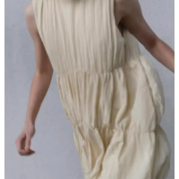 [BUNJANG] ZARA Shirred Balloon Mini Dress CREAM / 자라 셔링 벌룬 미니 원피스 4661/328/733 CREAM