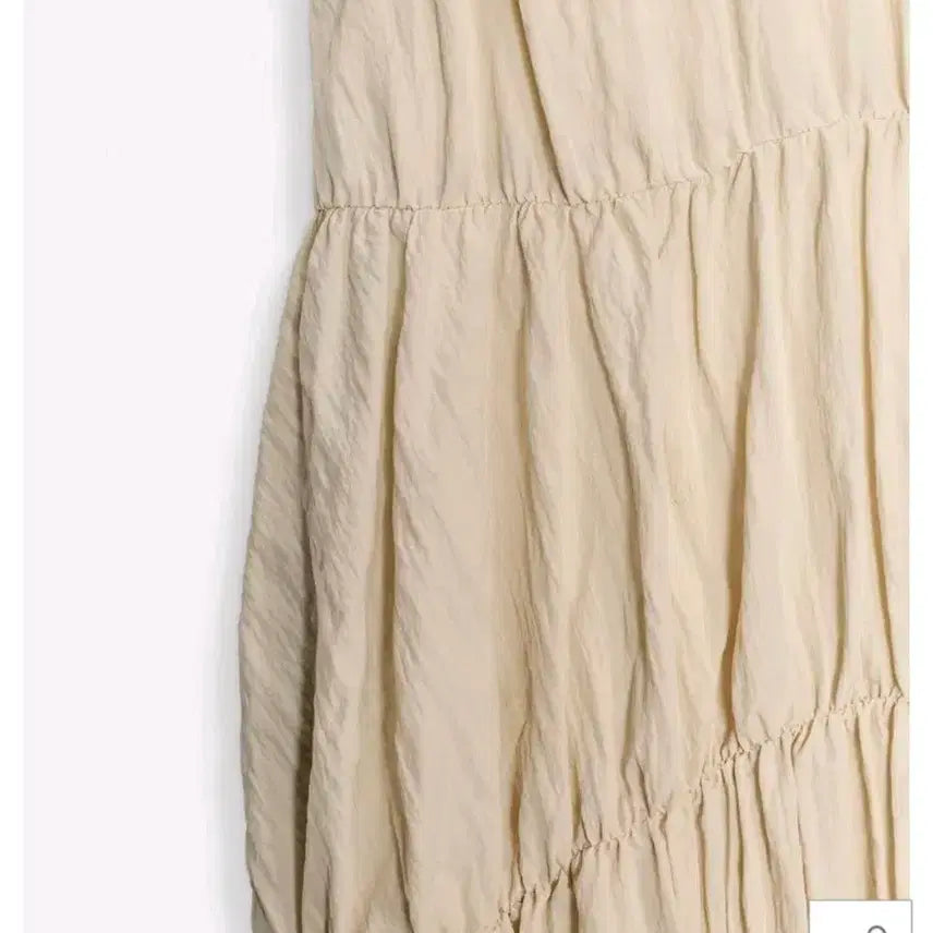 [BUNJANG] ZARA Shirred Balloon Mini Dress CREAM / 자라 셔링 벌룬 미니 원피스 4661/328/733 CREAM