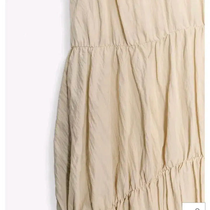 [BUNJANG] ZARA Shirred Balloon Mini Dress CREAM / 자라 셔링 벌룬 미니 원피스 4661/328/733 CREAM