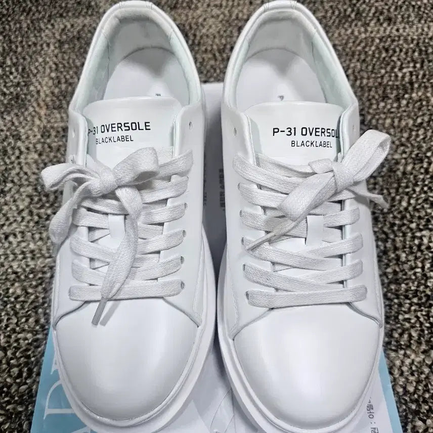 [BUNJANG] P-31 Oversoul White Sneakers (235mm) / p-31 스니커즈 화이트 판매(235mm)